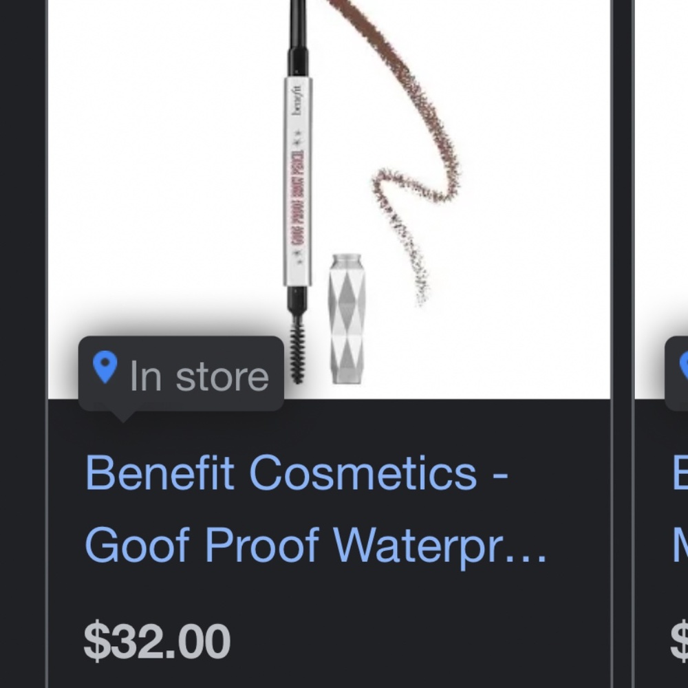 Benefit brow pencil goof proof waterproof